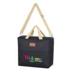 Custom Hefty Cooler Tote Bag with Company Logo - Personalized Bulk Corporate Gift - 5