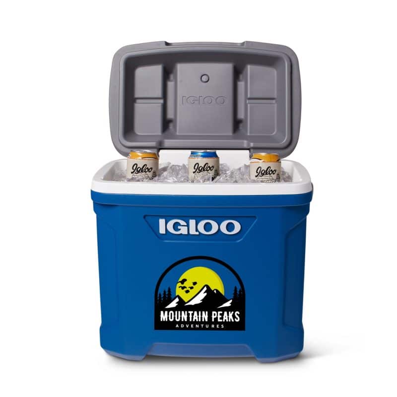 Custom Igloo Latitude 30 Qt. Cooler with Company Logo - Personalized Bulk Corporate Gift