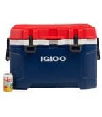 Custom Igloo Trailmate® Americana 52 Qt Roller Cooler with Company Logo - Personalized Bulk Corporate Gift