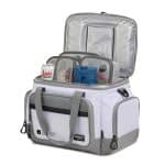 Custom Igloo® Marine 30 Can Square Cooler - White with Company Logo - Personalized Bulk Corporate Gift - 5