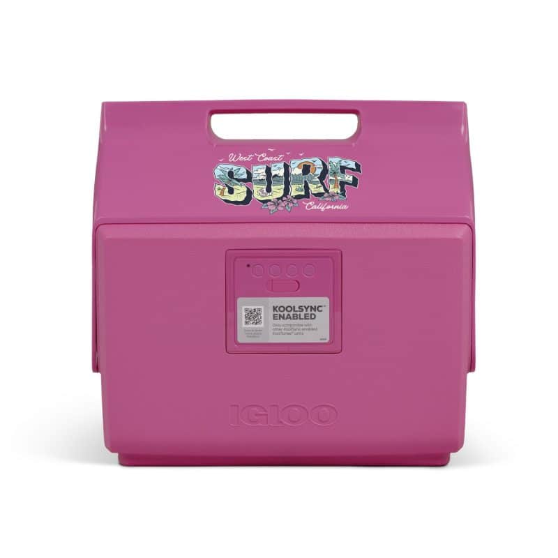 Custom Igloo® Playmate Classic KoolTunes® Cooler with Company Logo - Personalized Bulk Corporate Gift