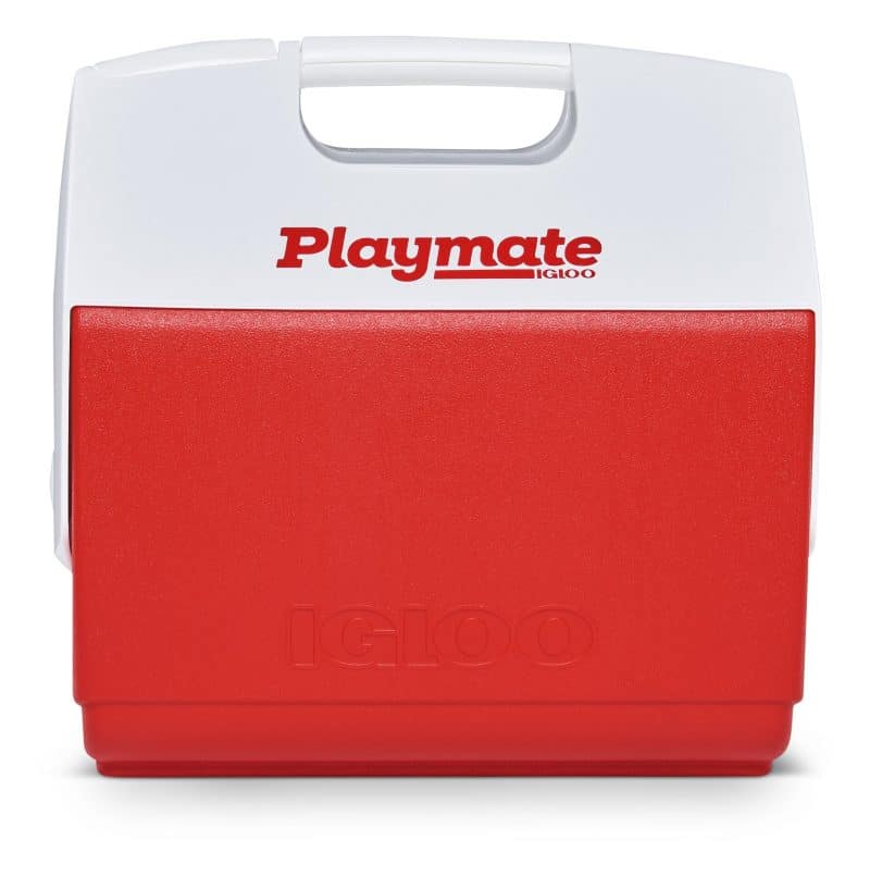 Custom Igloo® Playmate Elite Cooler Red Star with Company Logo - Personalized Bulk Corporate Gift - 1