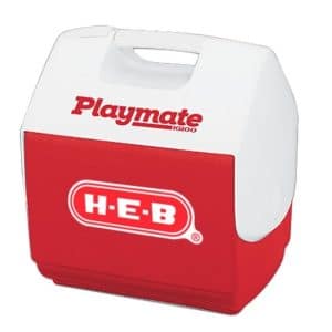 Custom Igloo® Playmate Elite Cooler Red Star with Company Logo - Personalized Bulk Corporate Gift