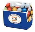 Custom Igloo® Playmate Majestic Blue Elite Cooler with Company Logo - Personalized Bulk Corporate Gift