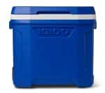Custom Igloo® Profile II 28 Qt. Roller Cooler (Majestic Blue) with Company Logo - Personalized Bulk Corporate Gift - 1