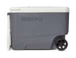 Custom Igloo® Versatemp 35 Qt. Wheeled Electric Roller Cooler (Carbonite Gray) with Company Logo - Personalized Bulk Corporate Gift - 1