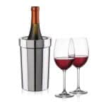 Custom Milano Wine Cooler & Coleford Wine Set with Company Logo - Personalized Bulk Corporate Gift - 3