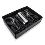 Custom Milano Wine Cooler & Naples Wine Set with Company Logo - Personalized Bulk Corporate Gift - 1