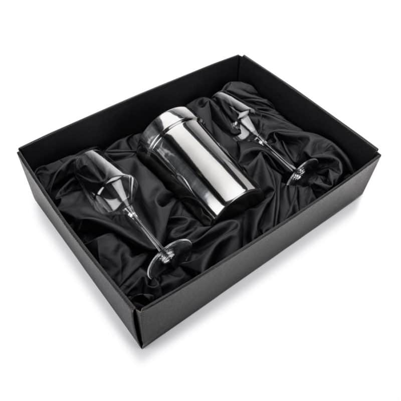 Custom Milano Wine Cooler & Naples Wine Set with Company Logo - Personalized Bulk Corporate Gift - 1