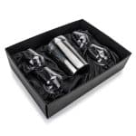 Custom Milano Wine Cooler & Salem Stemless Wine Set with Company Logo - Personalized Bulk Corporate Gift - 3