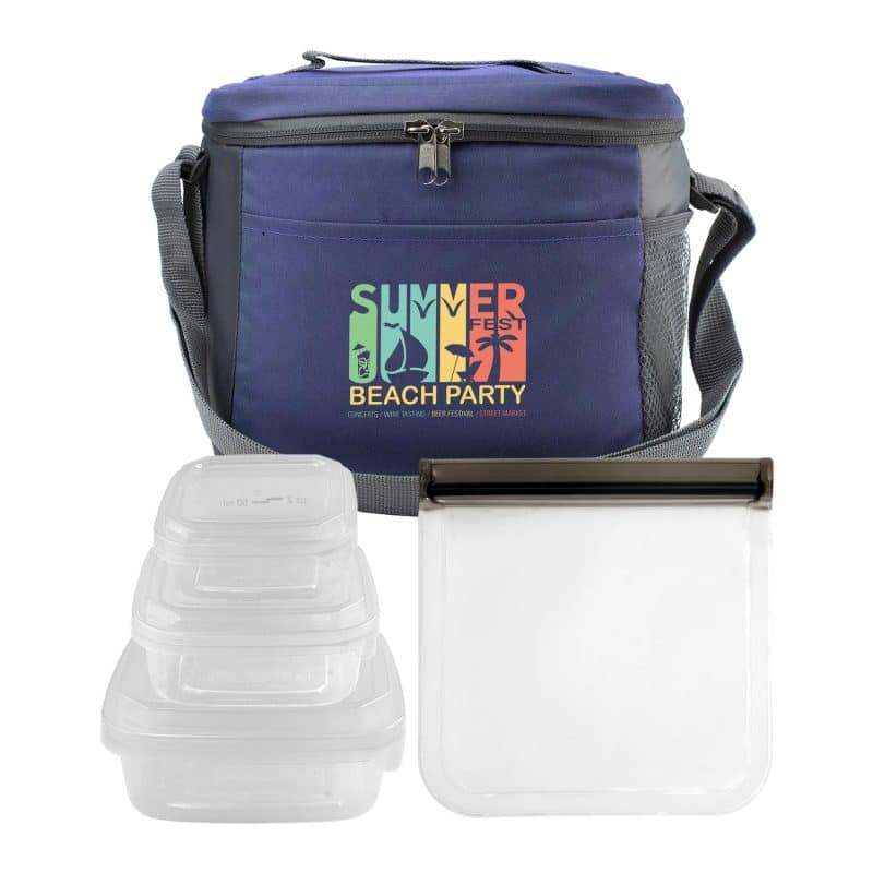 Custom Modern Portion Control & Sandwich Set with Company Logo - Personalized Bulk Corporate Gift - 4