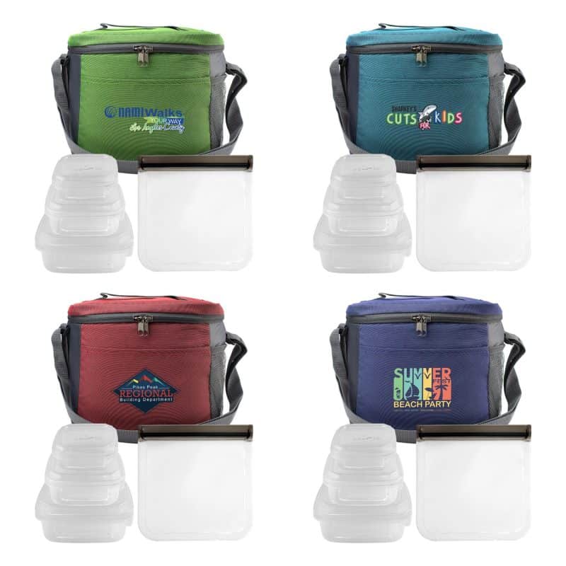 Custom Modern Portion Control & Sandwich Set with Company Logo - Personalized Bulk Corporate Gift