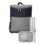Custom Quilted Ultimate Lunch & Drink Set with Company Logo - Personalized Bulk Corporate Gift - 1