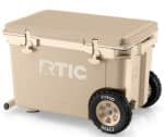 Custom RTIC® 52 QT Ultra-Light Wheeled Cooler with Company Logo - Personalized Bulk Corporate Gift - 3