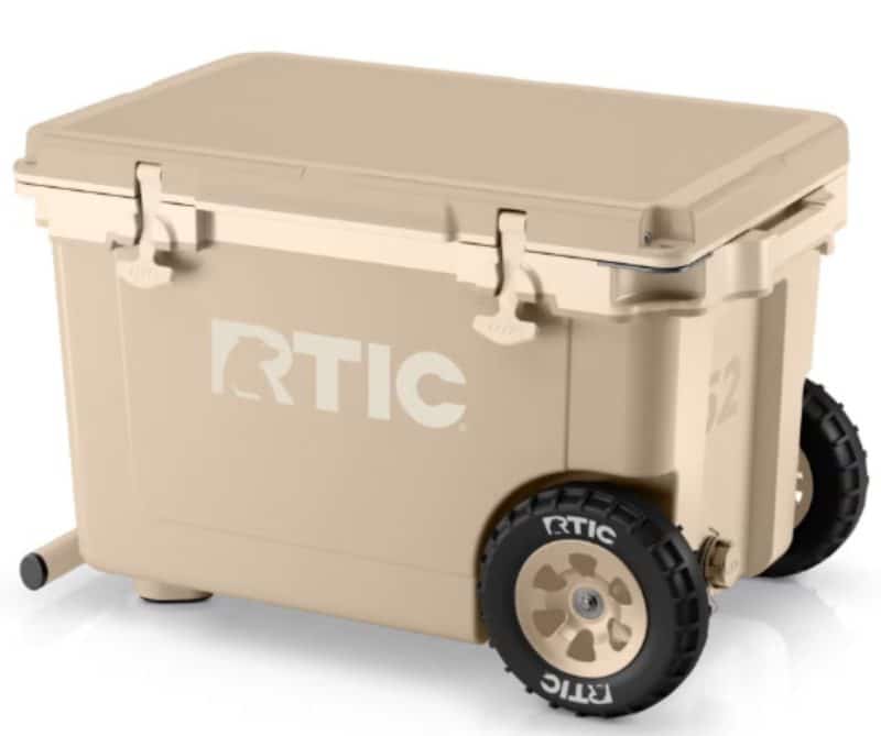 Custom RTIC® 52 QT Ultra-Light Wheeled Cooler with Company Logo - Personalized Bulk Corporate Gift - 3