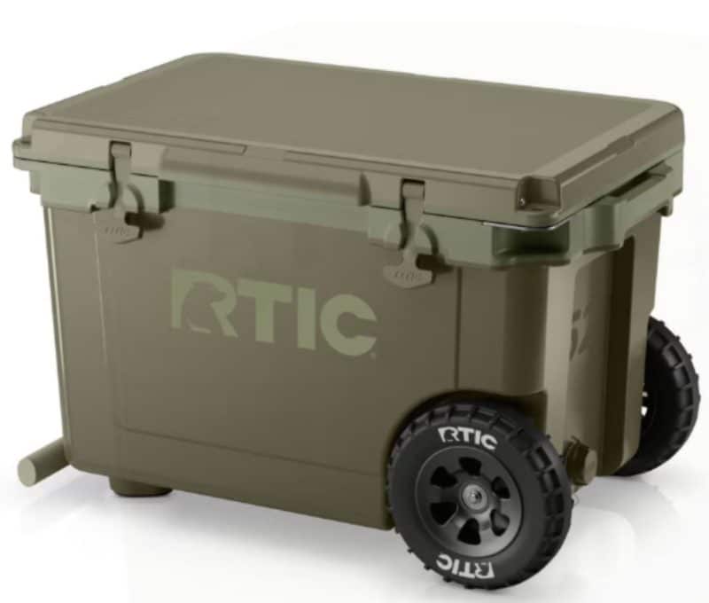 Custom RTIC® 52 QT Ultra-Light Wheeled Cooler with Company Logo - Personalized Bulk Corporate Gift - 5