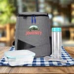 Custom Recycled Cooler All Things Mint Lunch Kit with Company Logo - Personalized Bulk Corporate Gift - 2