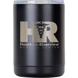 Custom Saratoga 2" 1 Stainless Tumbler/Cooler 10 Oz with Company Logo - Personalized Bulk Corporate Gift