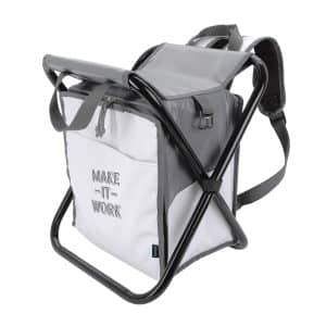 Custom The Viking Collection® Tarpaulin Backpack Chair with Company Logo - Personalized Bulk Corporate Gift