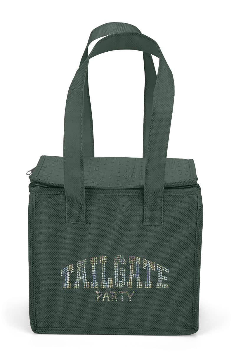 Custom Therm-O Cooler Tote™ - Insulated Tote - Sparkle with Company Logo - Personalized Bulk Corporate Gift - 8