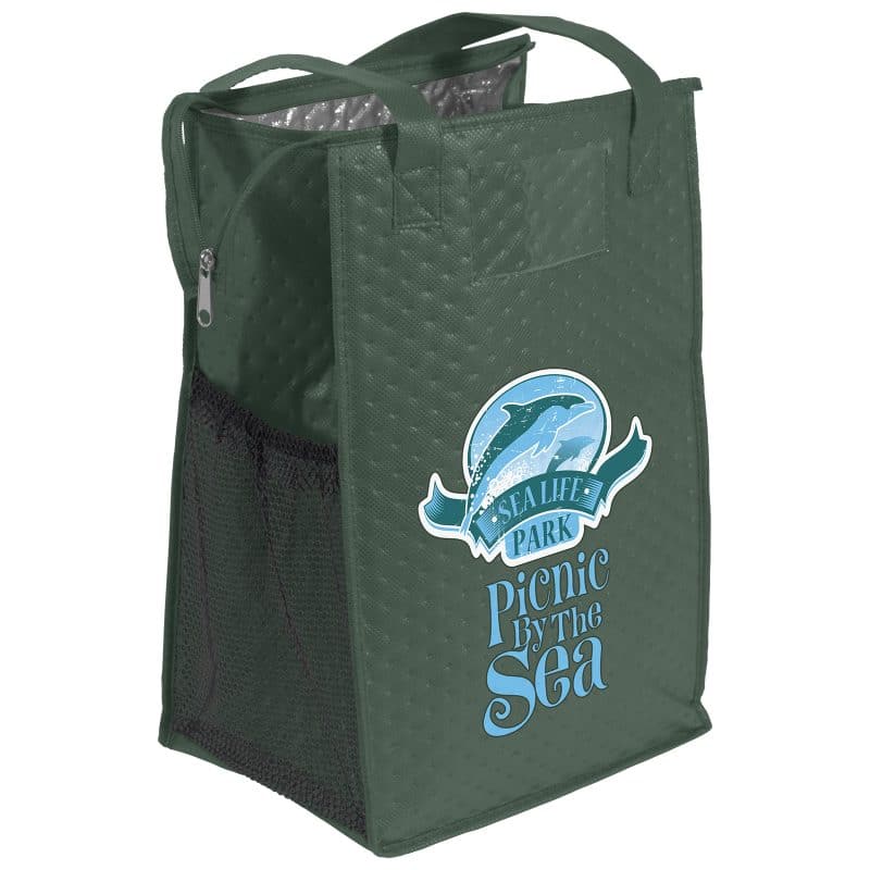 Custom Therm-O-Super Snack™ - Insulated Tote - ColorVista with Company Logo - Personalized Bulk Corporate Gift - 6