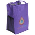 Custom Therm-O-Super Snack™ - Insulated Tote - Sparkle with Company Logo - Personalized Bulk Corporate Gift - 4