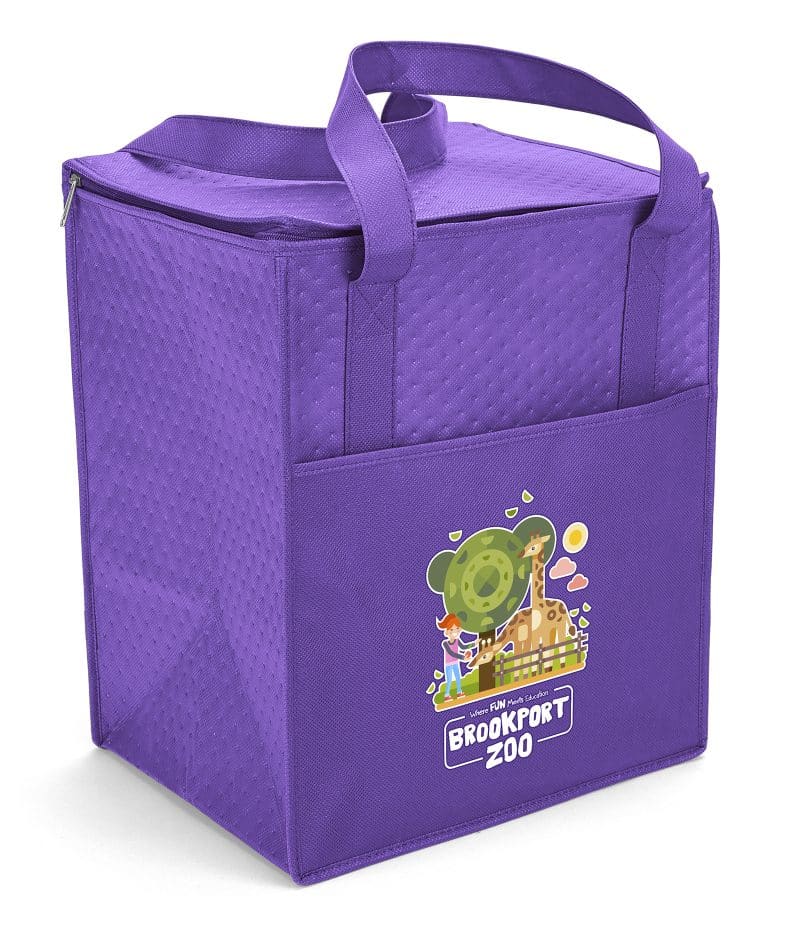 Custom Therm-O Super Tote™ - Insulated Tote - ColorVista with Company Logo - Personalized Bulk Corporate Gift - 4