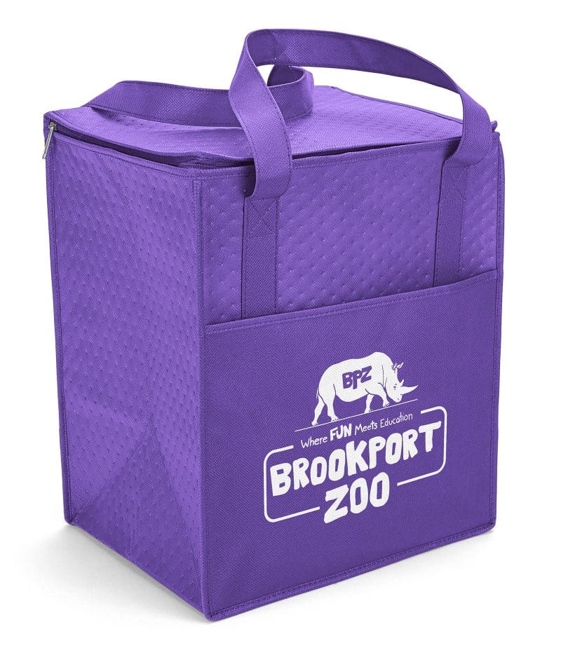 Custom Therm-O Super Tote™ - Insulated Tote - Screen Print with Company Logo - Personalized Bulk Corporate Gift - 4