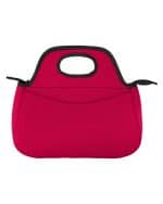 Custom Zippered Neoprene Lunch Cooler Tote Bag with Company Logo - Personalized Bulk Corporate Gift - 9