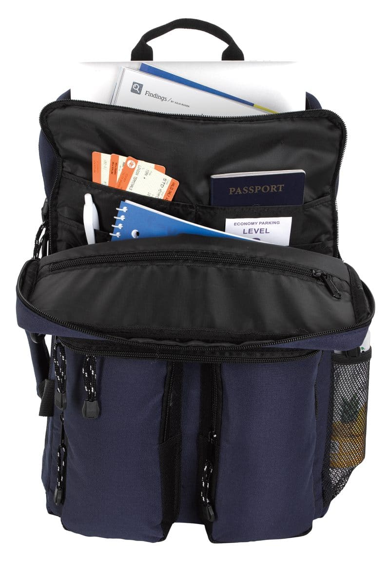 Custom Atchison® RPET Ripstop Briefcase Backpack with Company Logo - Personalized Bulk Corporate Gift - 2