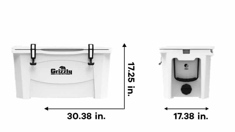 Custom Grizzly 60 qt Cooler with Company Logo - Personalized Bulk Corporate Gift - 3