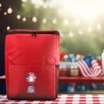 Custom Patriotic Cooler Backpack with Company Logo - Personalized Bulk Corporate Gift - 8