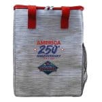 Custom Patriotic Recycled Tote Cooler with Company Logo - Personalized Bulk Corporate Gift - 4