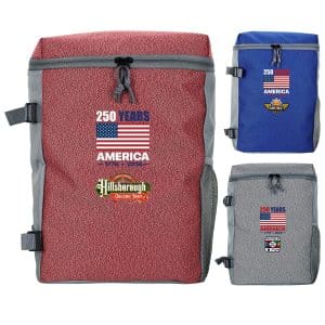 Custom Patriotic Speck Cooler Backpack with Company Logo - Personalized Bulk Corporate Gift