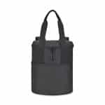 Custom Aviana™ Rowan Recycled Nylon Tote Pack Cooler - Aware™ - Black with Company Logo - Personalized Bulk Corporate Gift - 1