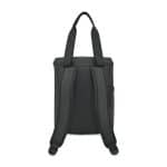 Custom Aviana™ Rowan Recycled Nylon Tote Pack Cooler - Aware™ - Black with Company Logo - Personalized Bulk Corporate Gift - 3