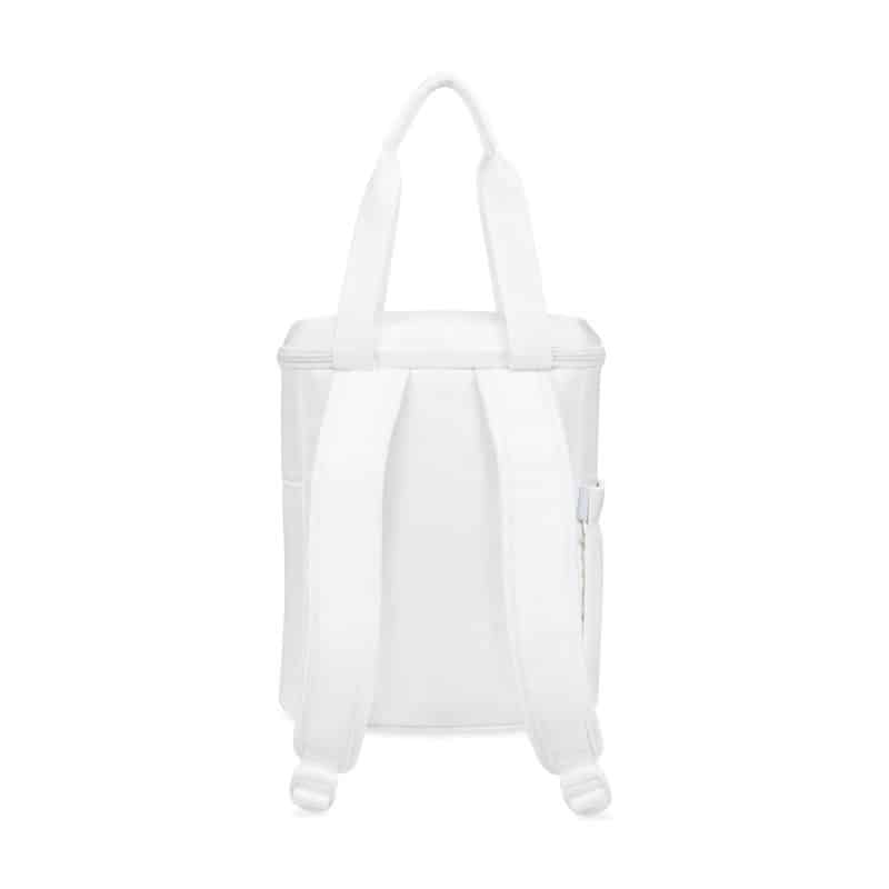 Custom Aviana™ Rowan Recycled Nylon Tote Pack Cooler - Aware™ - Marshmallow with Company Logo - Personalized Bulk Corporate Gift - 3