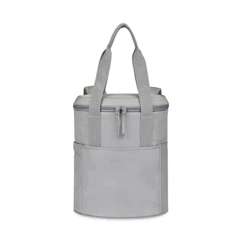 Custom Aviana™ Rowan Recycled Nylon Tote Pack Cooler - Aware™ - Taupe with Company Logo - Personalized Bulk Corporate Gift - 1