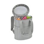 Custom Aviana™ Rowan Recycled Nylon Tote Pack Cooler - Aware™ - Taupe with Company Logo - Personalized Bulk Corporate Gift - 2