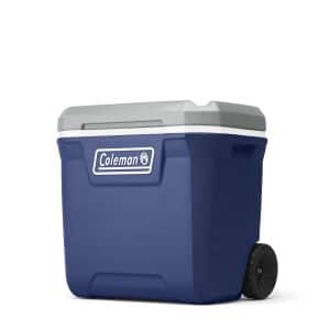 Custom Coleman 316 Series™ 65-Quart Wheeled Cooler - Twilight with Company Logo - Personalized Bulk Corporate Gift