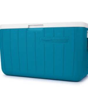 Custom Coleman Chiller™ 48-Quart Chest Cooler - Deep Ocean with Company Logo - Personalized Bulk Corporate Gift