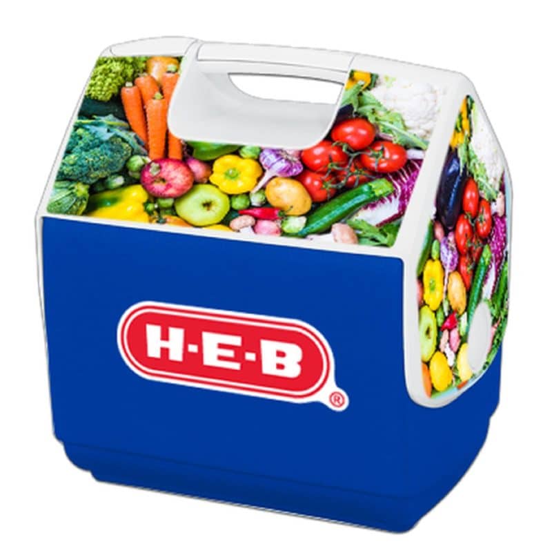 Custom Igloo® Playmate Pal Cooler with Company Logo - Personalized Bulk Corporate Gift - 2