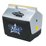 Custom 14 Qt. Igloo® Playmate The Boss Cooler (Black/Yellow/Gray) with Company Logo - Personalized Bulk Corporate Gift - 1