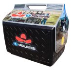 Custom 14 Qt. Igloo® Playmate The Boss Cooler (Black/Yellow/Gray) with Company Logo - Personalized Bulk Corporate Gift