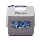Custom 16 Qt. Igloo® Maxcold Playmate Elite Cooler (Carbonite/Aegean Sea) with Company Logo - Personalized Bulk Corporate Gift - 1