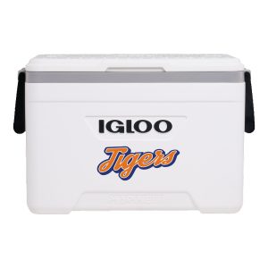 Custom 25 Qt. Igloo® Latitude Marine Ultra (White/Moonscape Gray) with Company Logo - Personalized Bulk Corporate Gift