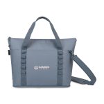 Custom Acadia Recycled rPET Tote Cooler - Basalt with Company Logo - Personalized Bulk Corporate Gift