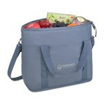 Custom Acadia Recycled rPET Tote Cooler - Basalt with Company Logo - Personalized Bulk Corporate Gift - 3