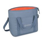Custom Acadia Recycled rPET Tote Cooler - Basalt with Company Logo - Personalized Bulk Corporate Gift - 4