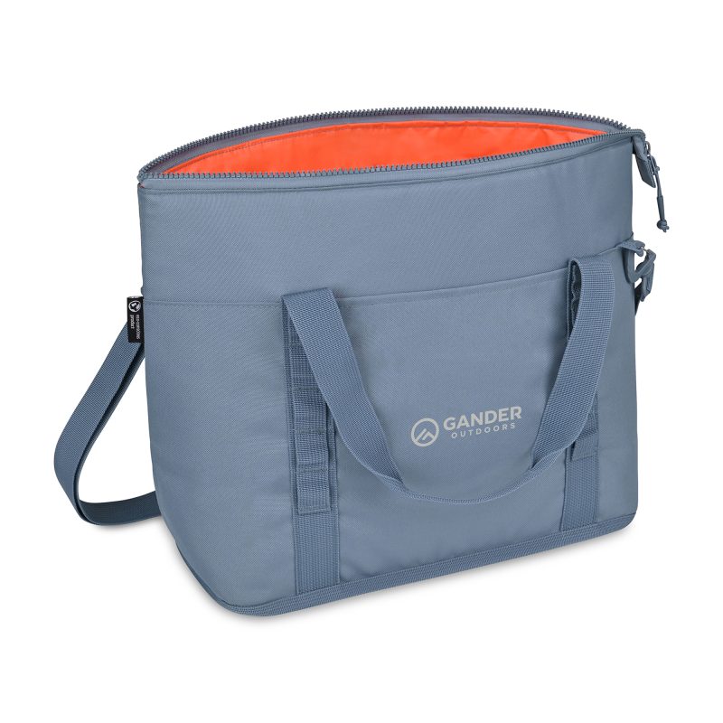 Custom Acadia Recycled rPET Tote Cooler - Basalt with Company Logo - Personalized Bulk Corporate Gift - 4